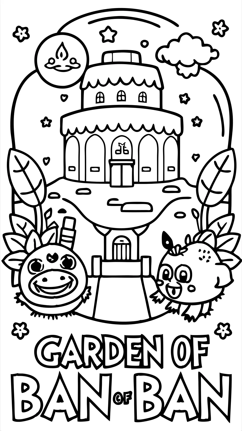 Garten de Banban 4 coloriages